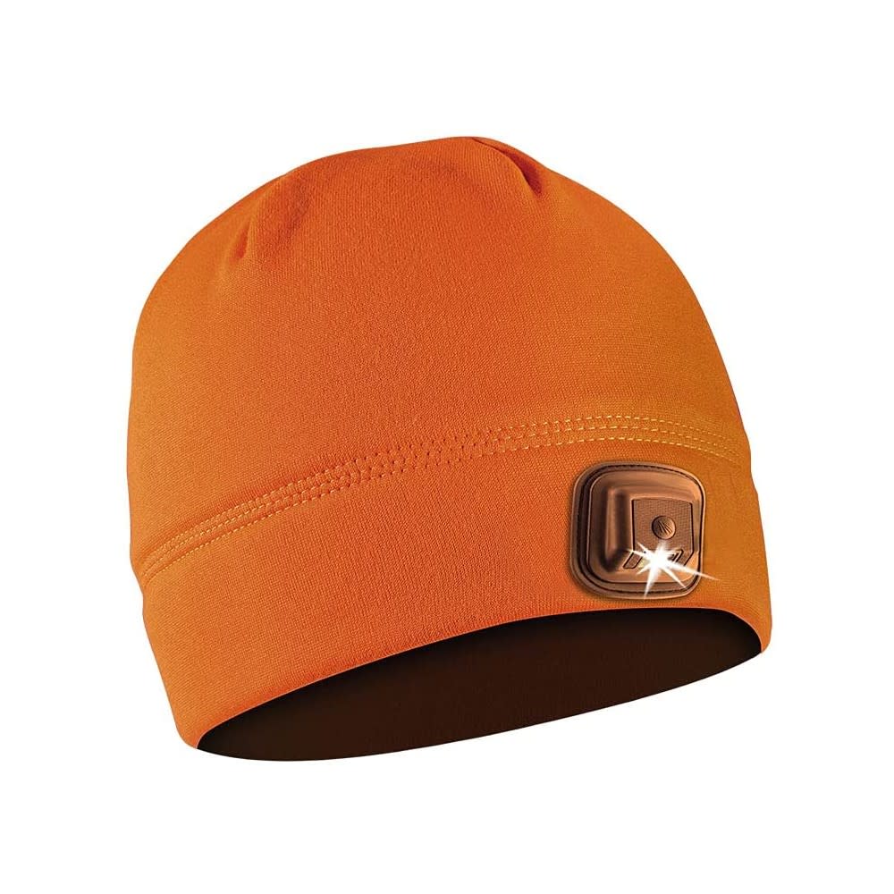 Panther Vision POWERCAP HCL Beanie Blaze Orange LED Rechargeable - Flockneti