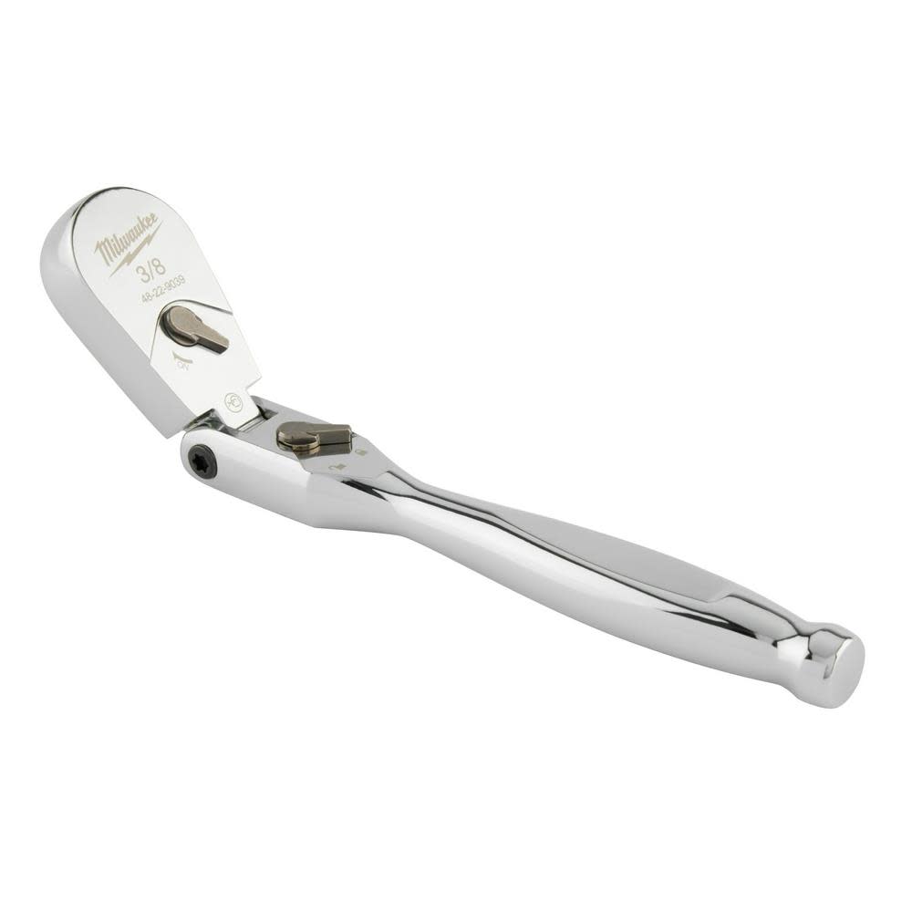 Milwaukee 3/8″ Drive 9″ Flex Head Ratchet - Flockneti