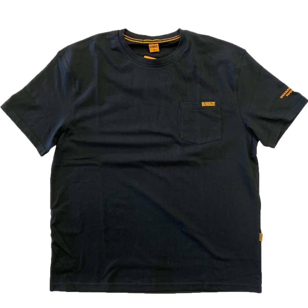 DEWALT Guaranteed Tough Pocket T-Shirt Black Medium - Flockneti