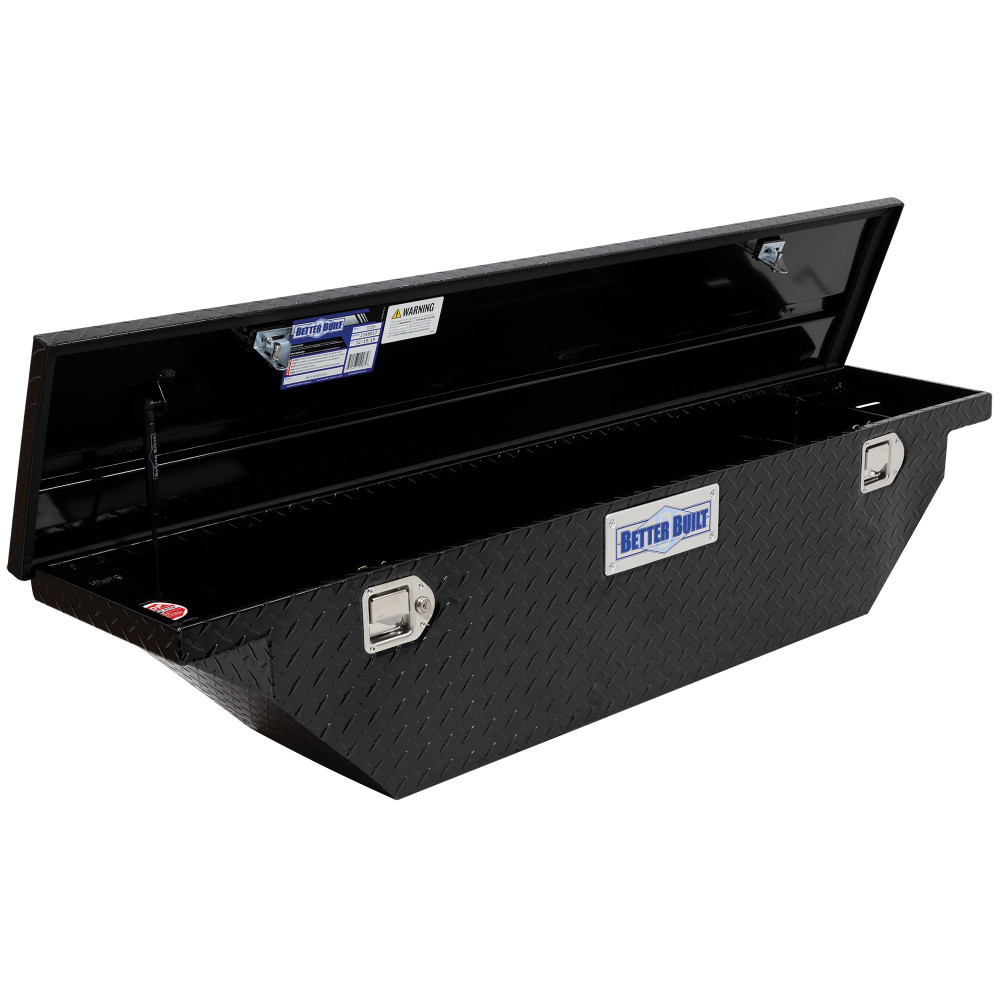 Better Built Batter Built 61.5″ Saddle Truck Box Low Profile Narrow Wedge Black - Flockneti
