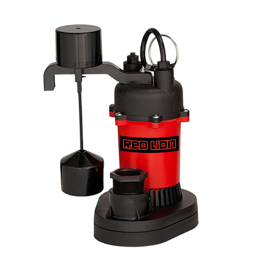 Red Lion 1/2HP Sump Pump with Vertical Switch - Flockneti