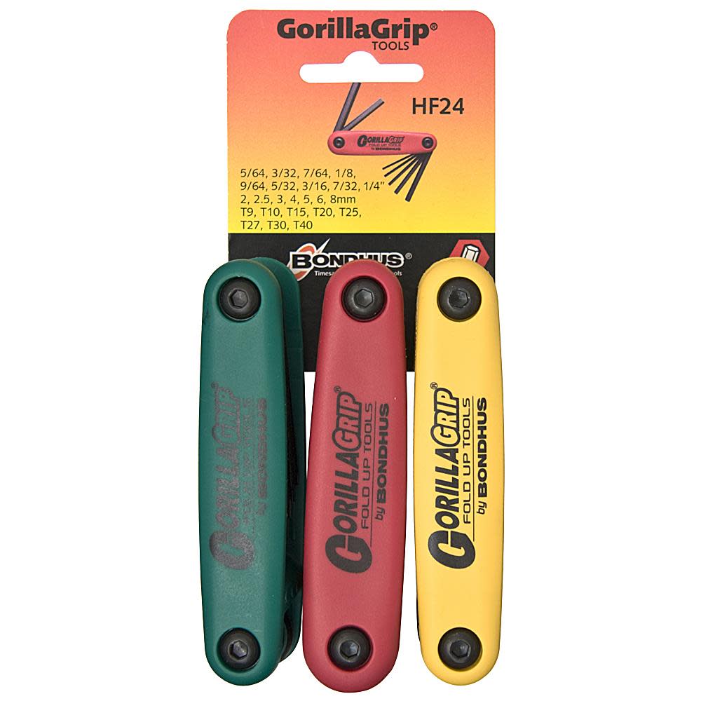 Bondhus Fold-up Tool Triple Pack - Flockneti
