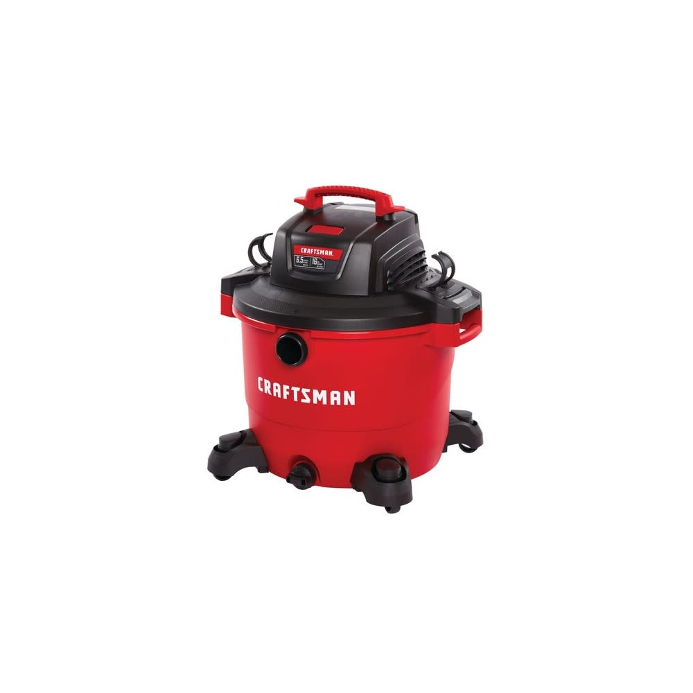 Craftsman Wet/Dry Vacuum 16 Gallon Corded 120V 6.5HP Peak - Flockneti