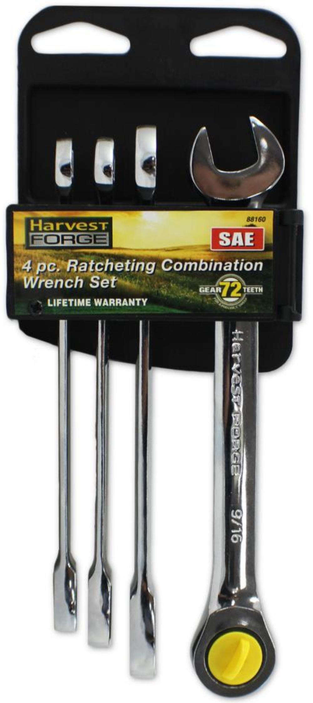Allied International 4 piece SAE Ratcheting Wrenches - Flockneti