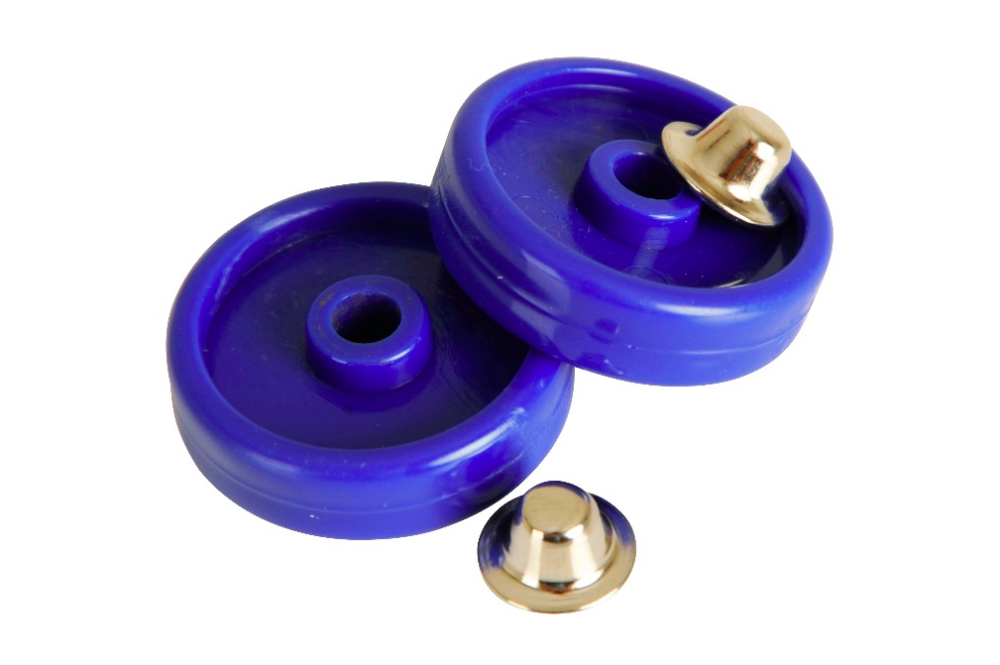 Avalanche 500 Wheel Kit (2 – 1.5″ wheels with push nuts) - Flockneti