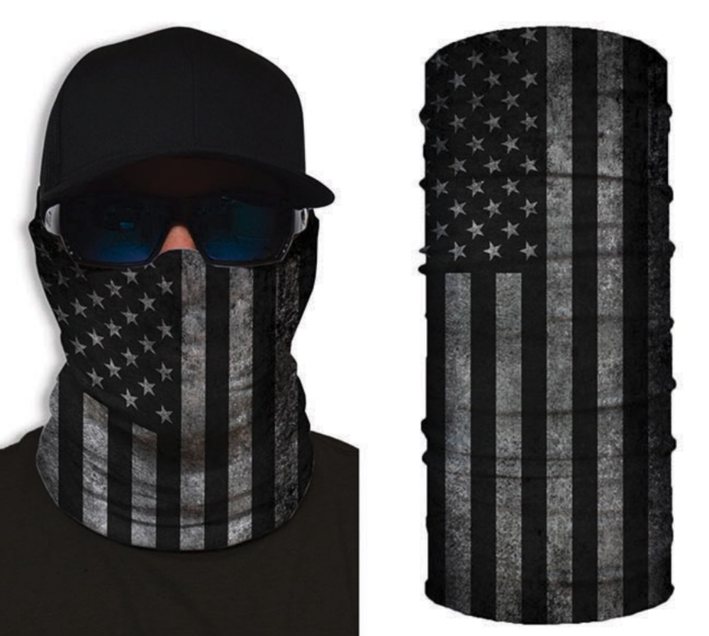 John Boy Face Guard Mask – USA Black - Flockneti