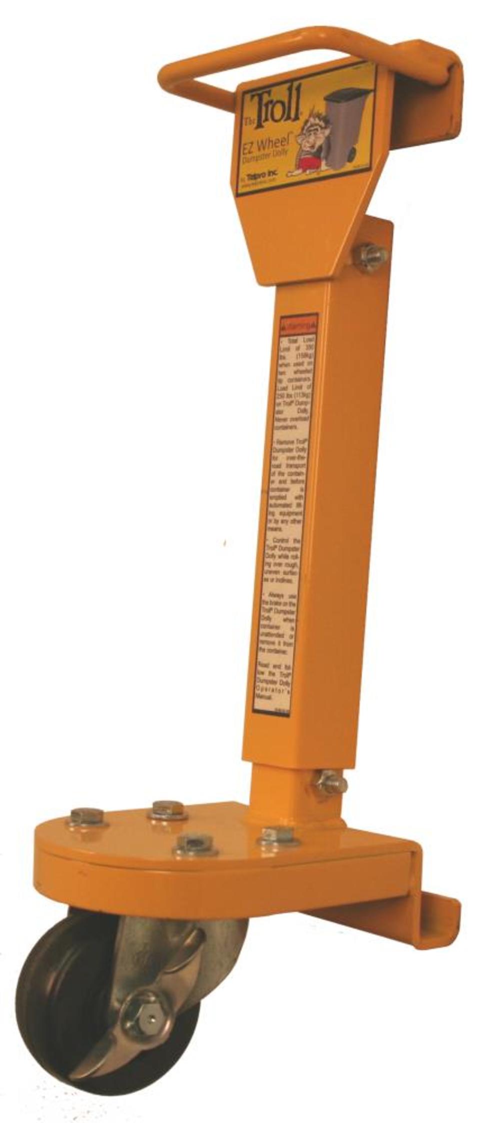 Telpro EZ Wheel Roll Out Dumpster Dolly - Flockneti