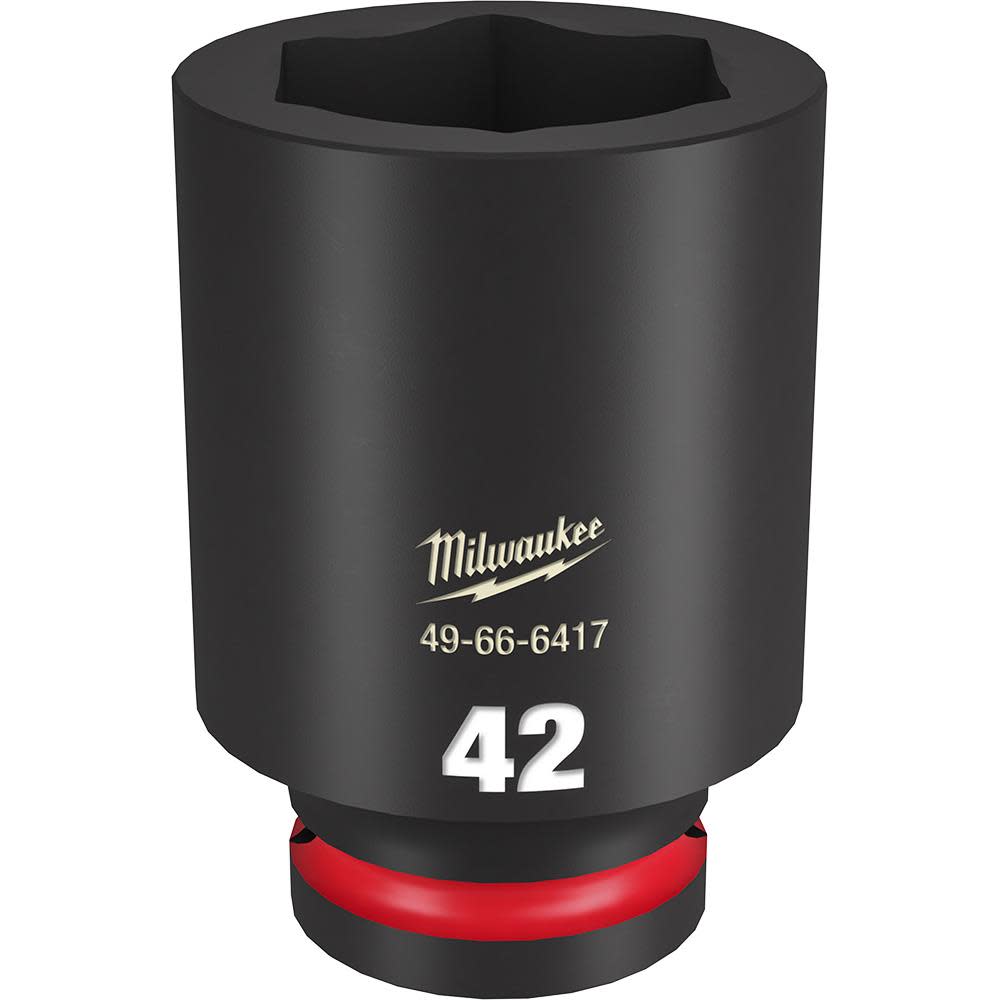 Milwaukee SHOCKWAVE Impact Duty 42MM Deep Socket 3/4″ Drive 6 Point - Flockneti
