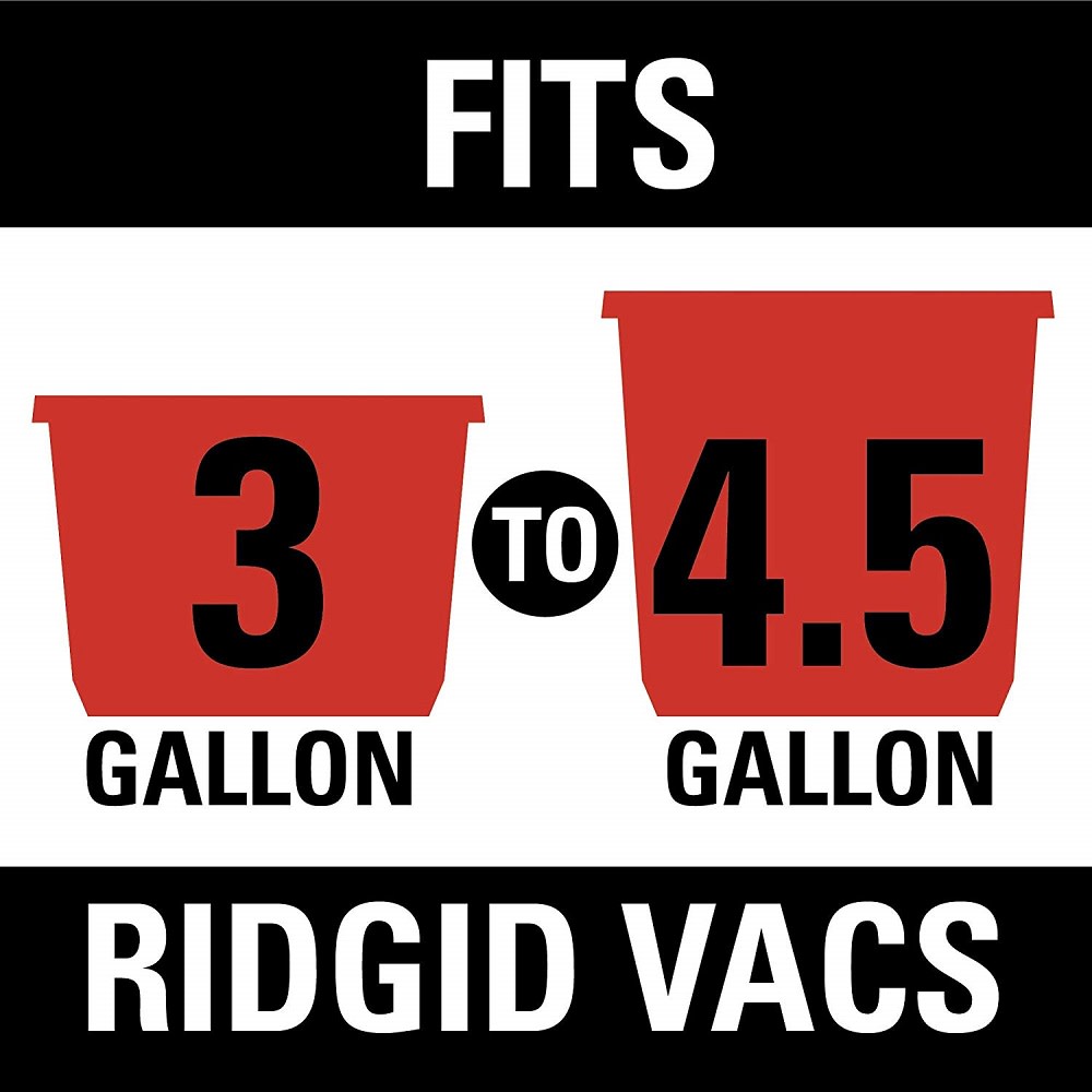 Ridgid 3-Layer Fine Dust Filter - Flockneti