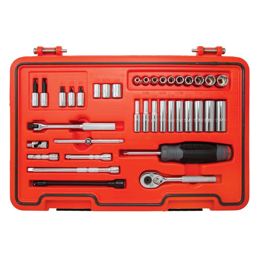 Proto Socket Set 1/4 DR 37pc SAE 6PT - Flockneti