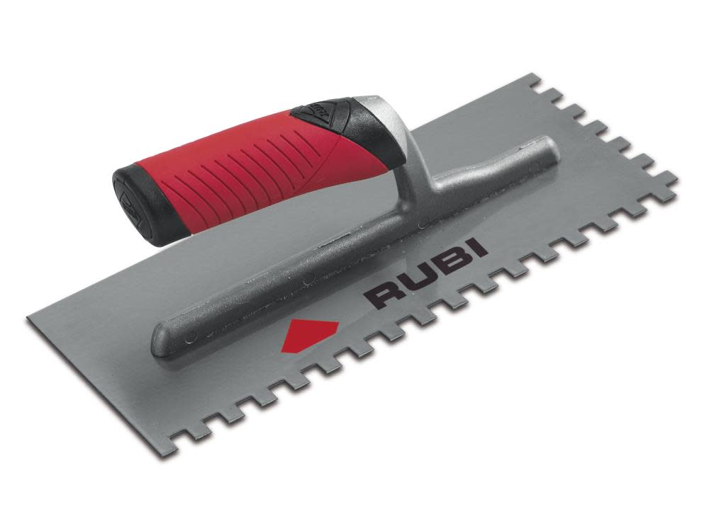 Rubi Tools Steel Notched Trowel 11″ 3/16″ x 3/16″ - Flockneti