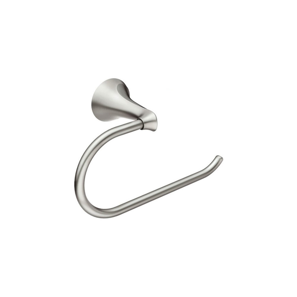 Moen Darcy Toilet Paper Holder Brushed Nickel 1 Post European - Flockneti