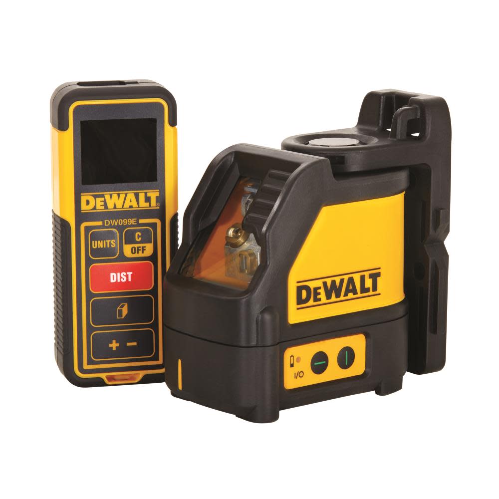 DEWALT Green Line Laser Level & 100 ft. Laser Distance Measurer - Flockneti