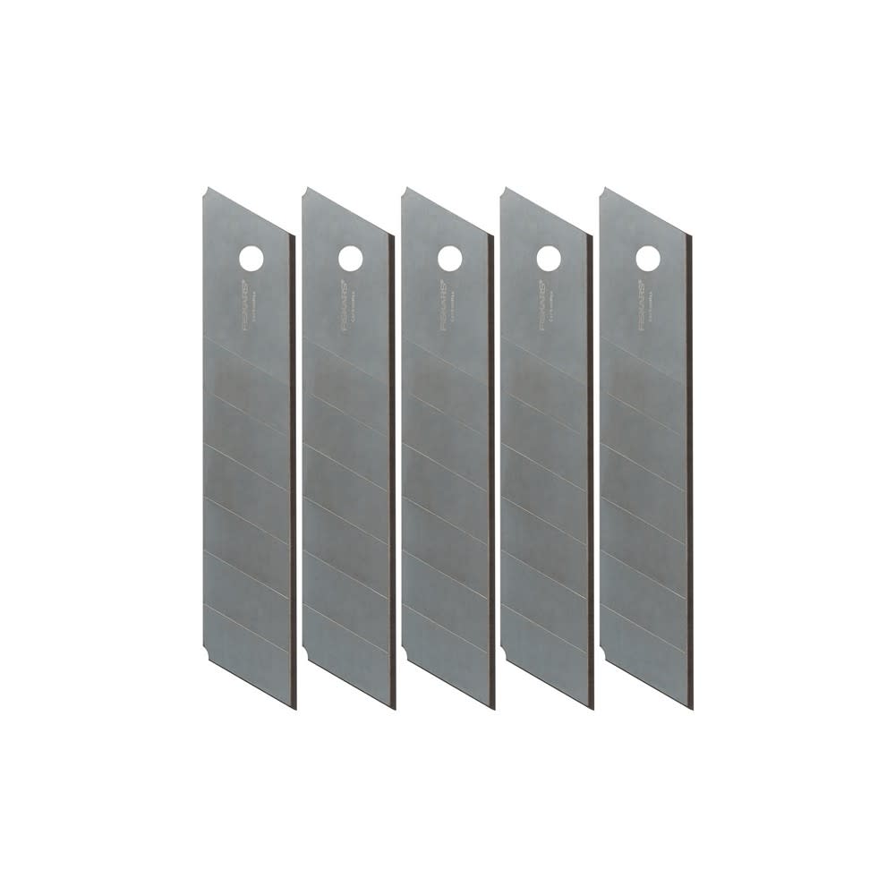 Fiskars Pro CarbonMax Utility Blades 25 mm Snap Off 5pk - Flockneti