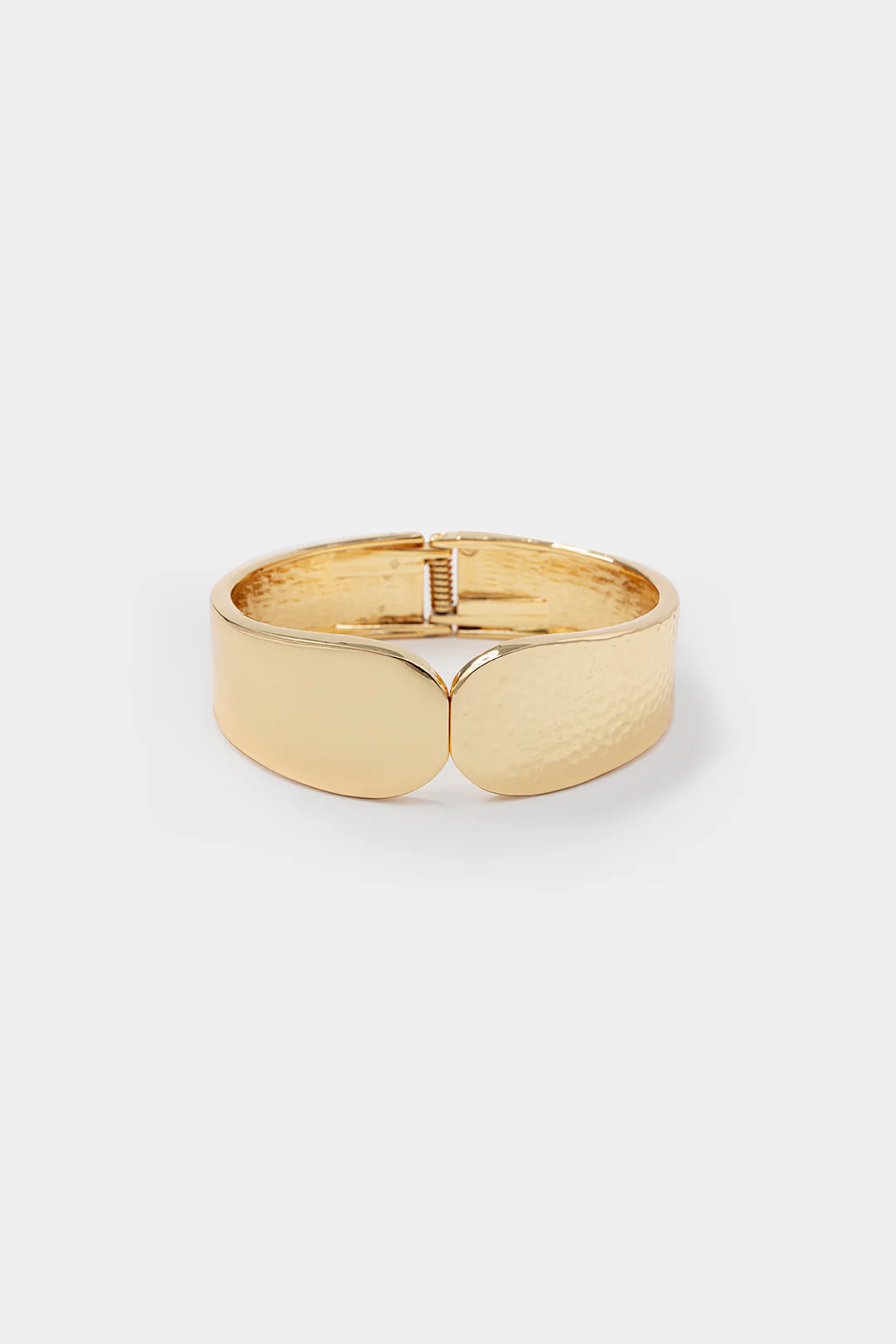 Metal Texture Open Bracelet - Flockneti
