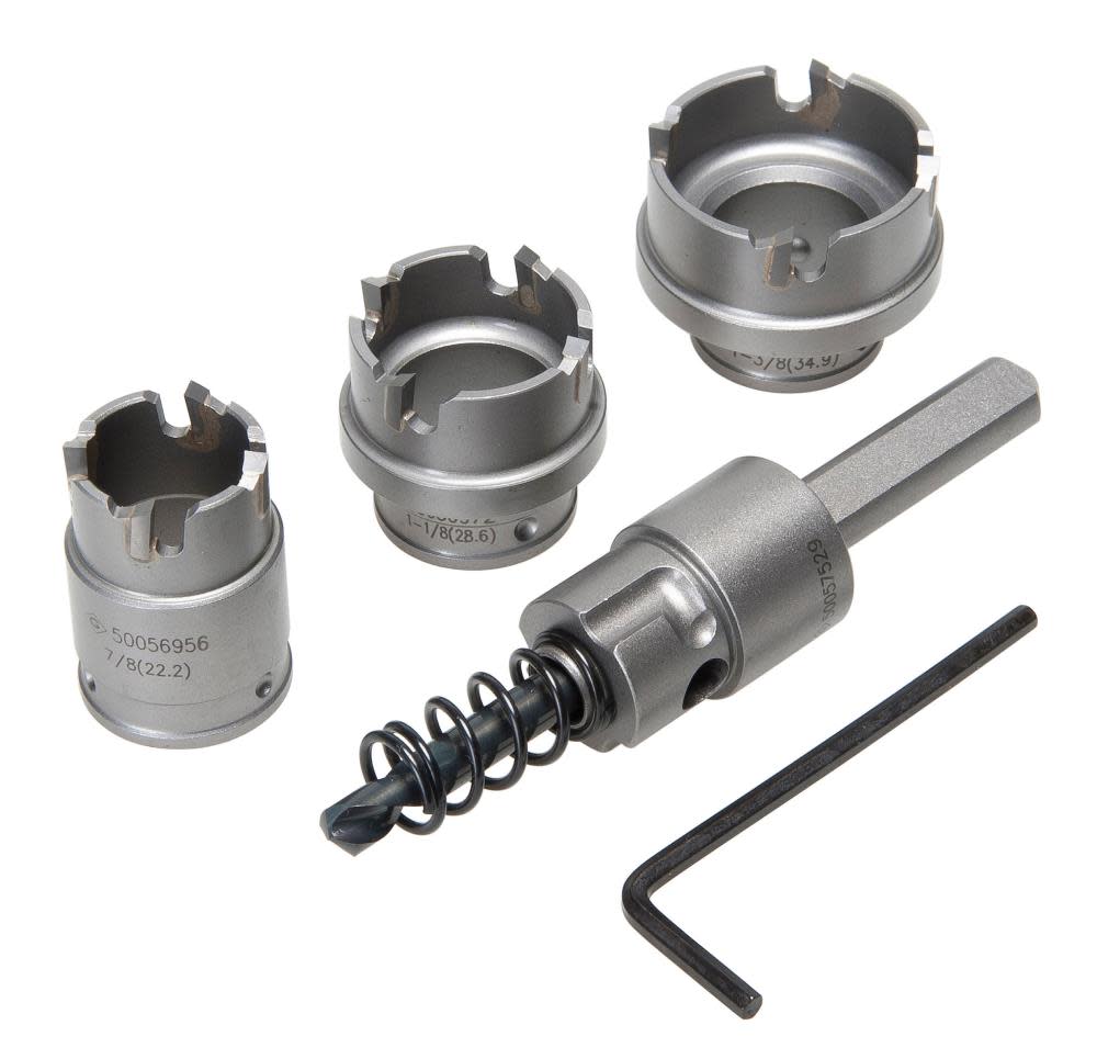 Greenlee 5-PC Stainless Steel Hole Cutter Kit - Flockneti
