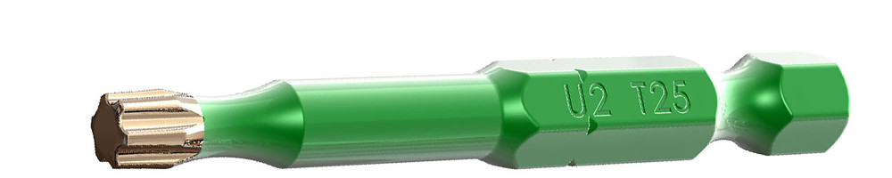 U2 Fasteners U-Bit T25 2″ Impact Bits 25pk - Flockneti