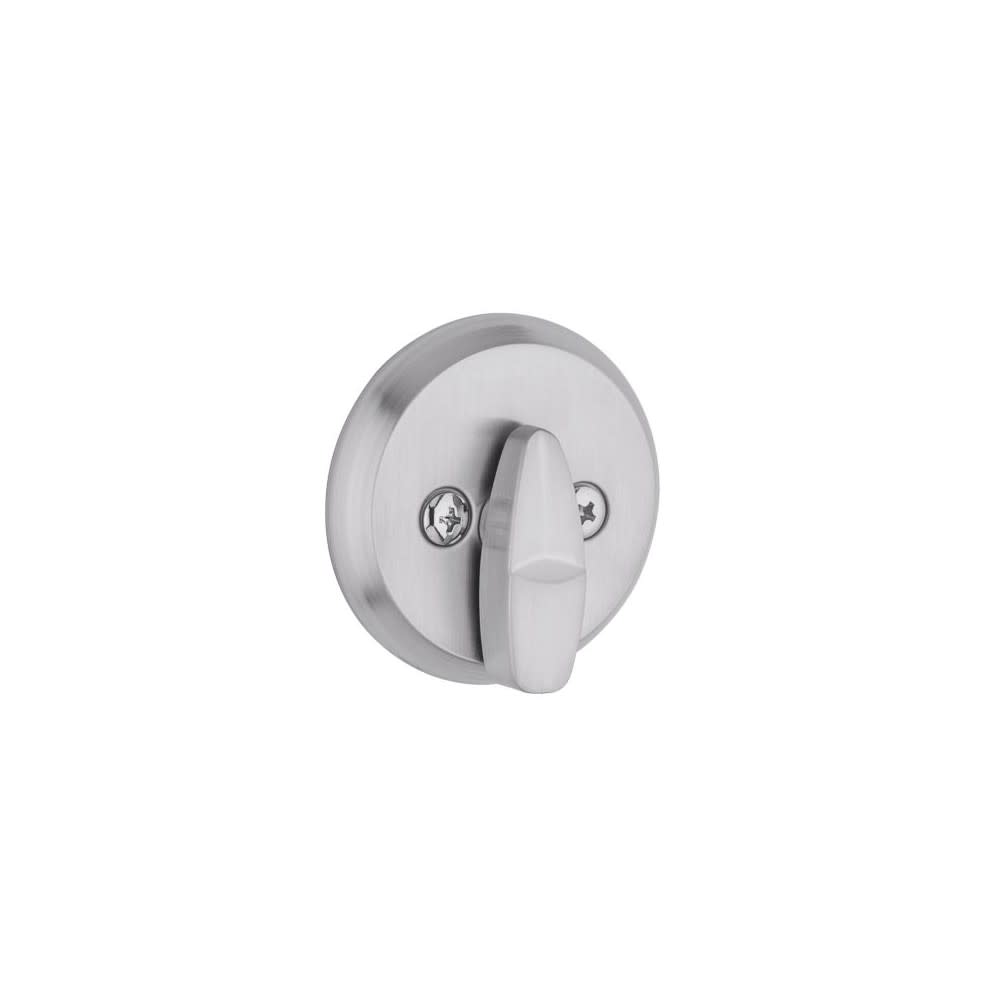 Kwikset SmartKey Door Deadbolt Satin Chrome Double Cylinder Round - Flockneti