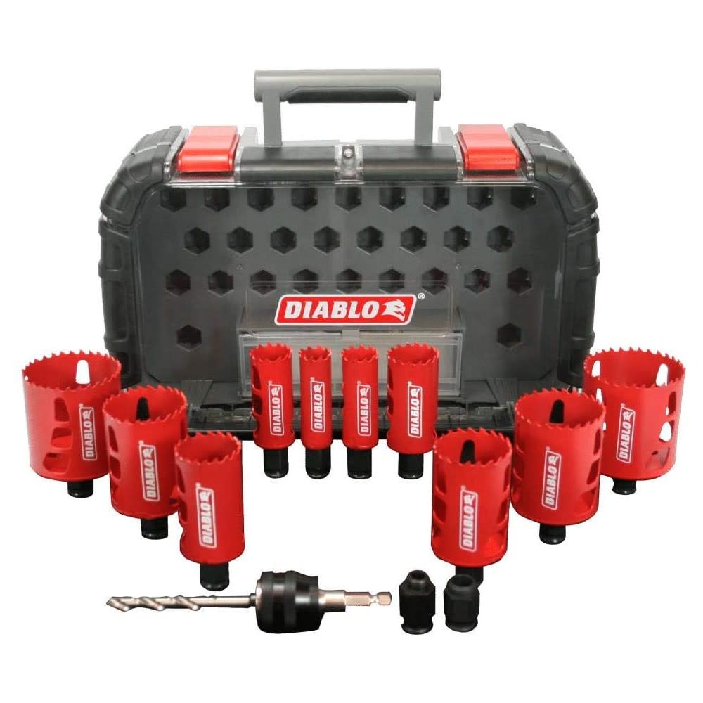 Diablo Tools General Purpose Bi-Metal Hole Saw Set 14pc - Flockneti