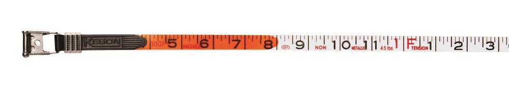 Keson 100 Ft. Fiberglass Tape Refill FT & in - Flockneti