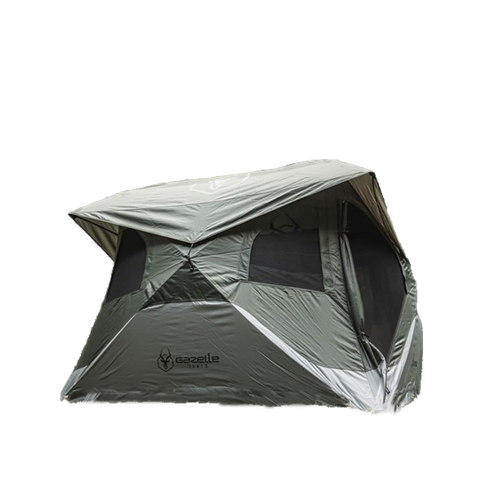 Gazelle T4 Pop-Up 4 Person Camping Tent Alpine Green - Flockneti