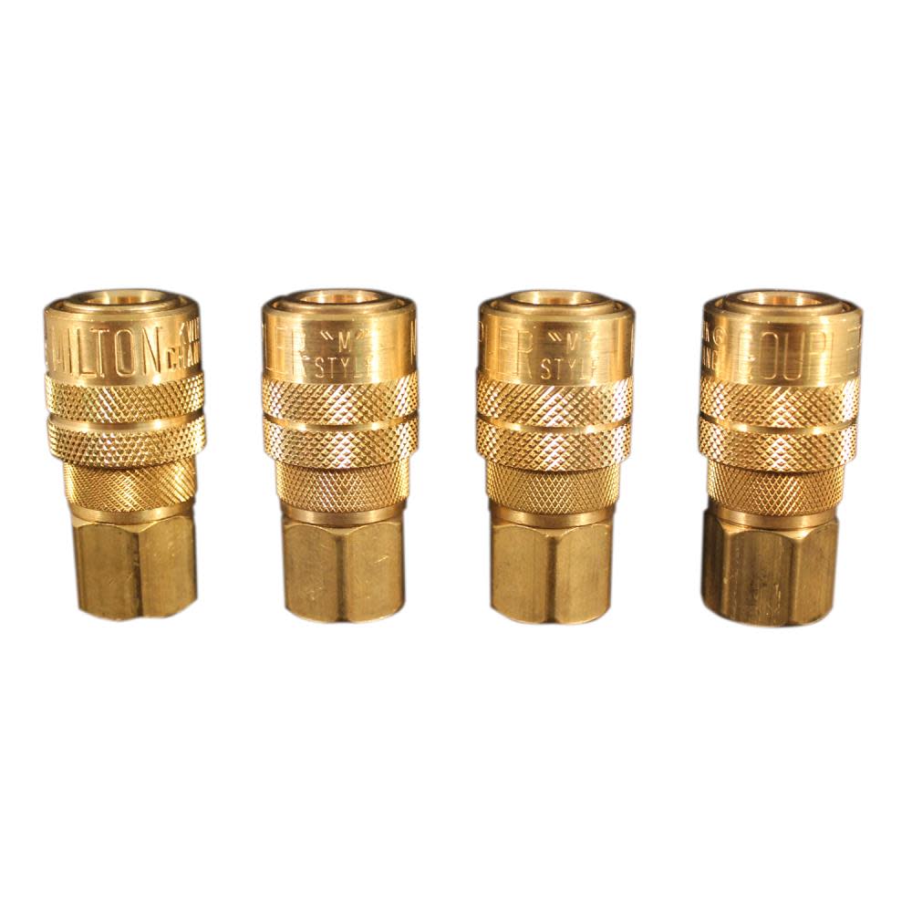 Milton (S-715-4) 1/4″ FNPT M-Style Coupler - Flockneti
