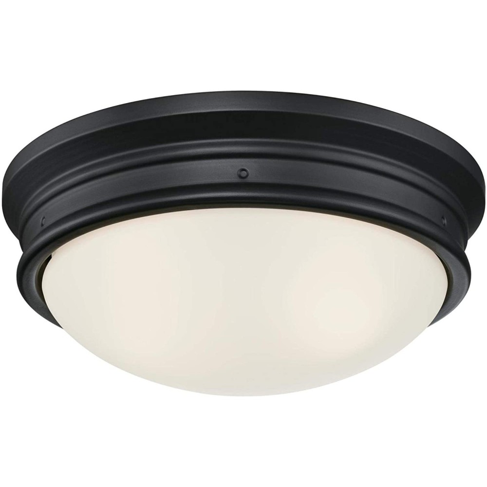 Westinghouse 13″ Black Meadowbrook LED Ceiling Light Fixture - Flockneti