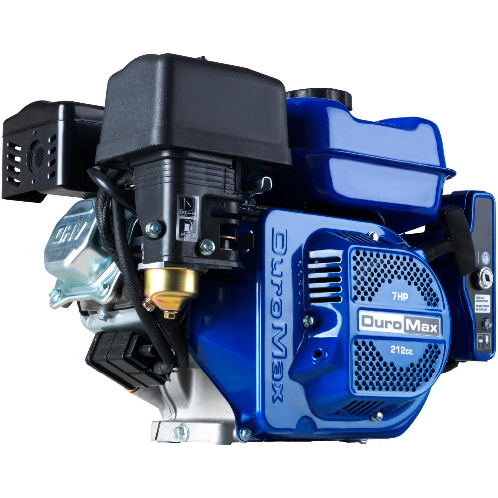 Duromax XP7HPE 208CC Gas 3/4-Inch Shaft Recoil/Electric Start Engine - Flockneti