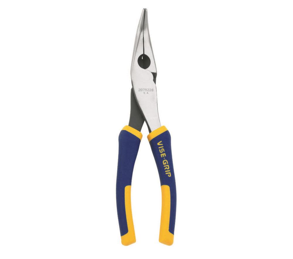 Irwin 8 In. Bent Long Nose Pliers - Flockneti