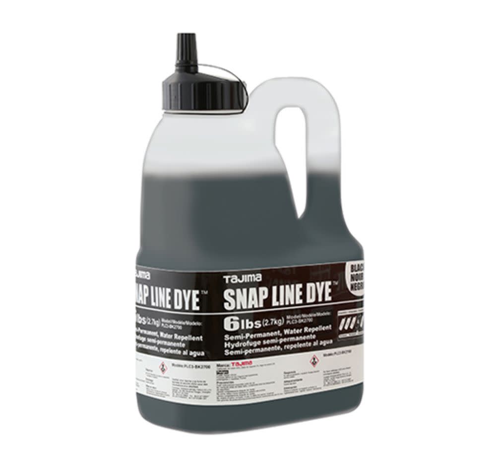 Tajima Chalk Snap Line Dye 6lbs Black - Flockneti