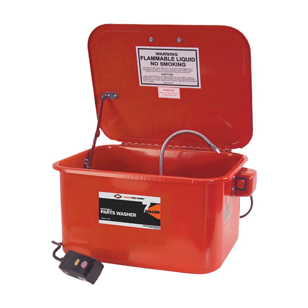 American Forge Automotive Parts Washer Portable 7 Gallon - Flockneti