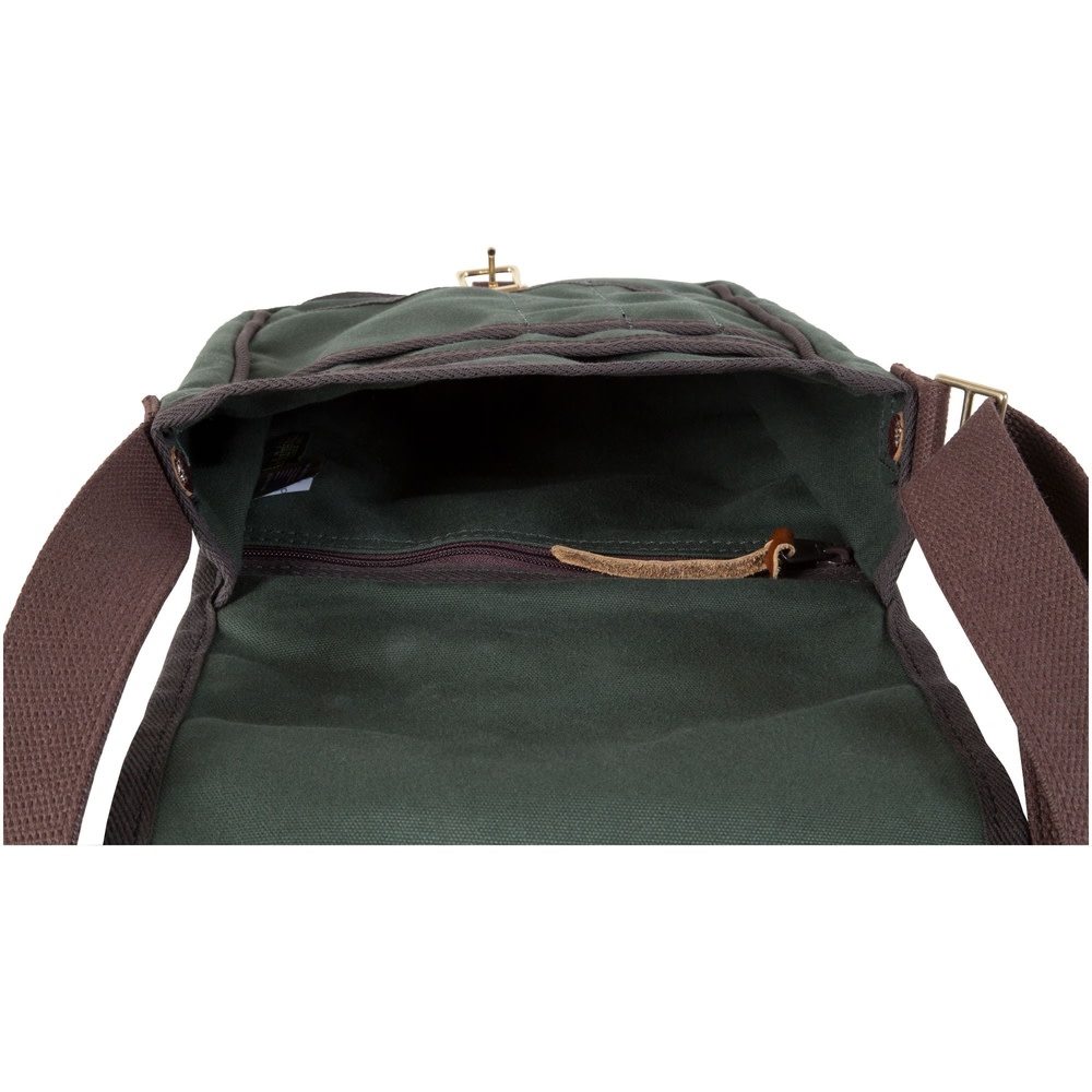 Duluth Pack Haversack with Leather Trim – Grey - Flockneti