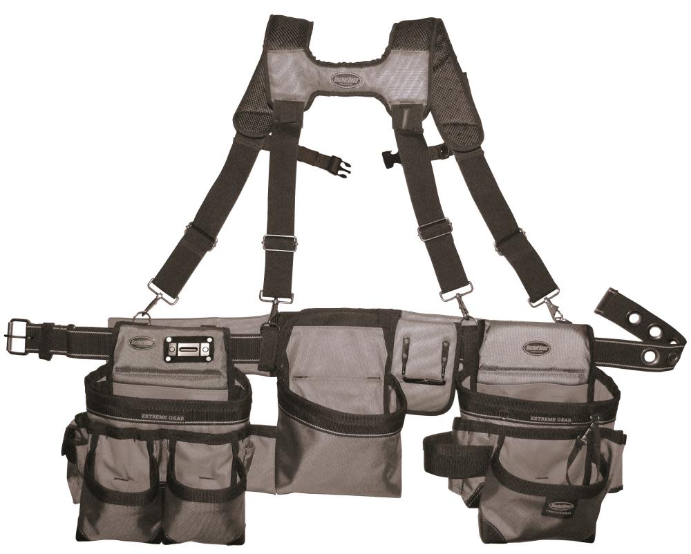 Bucket Boss 3 Bag Framers Rig-Grey - Flockneti