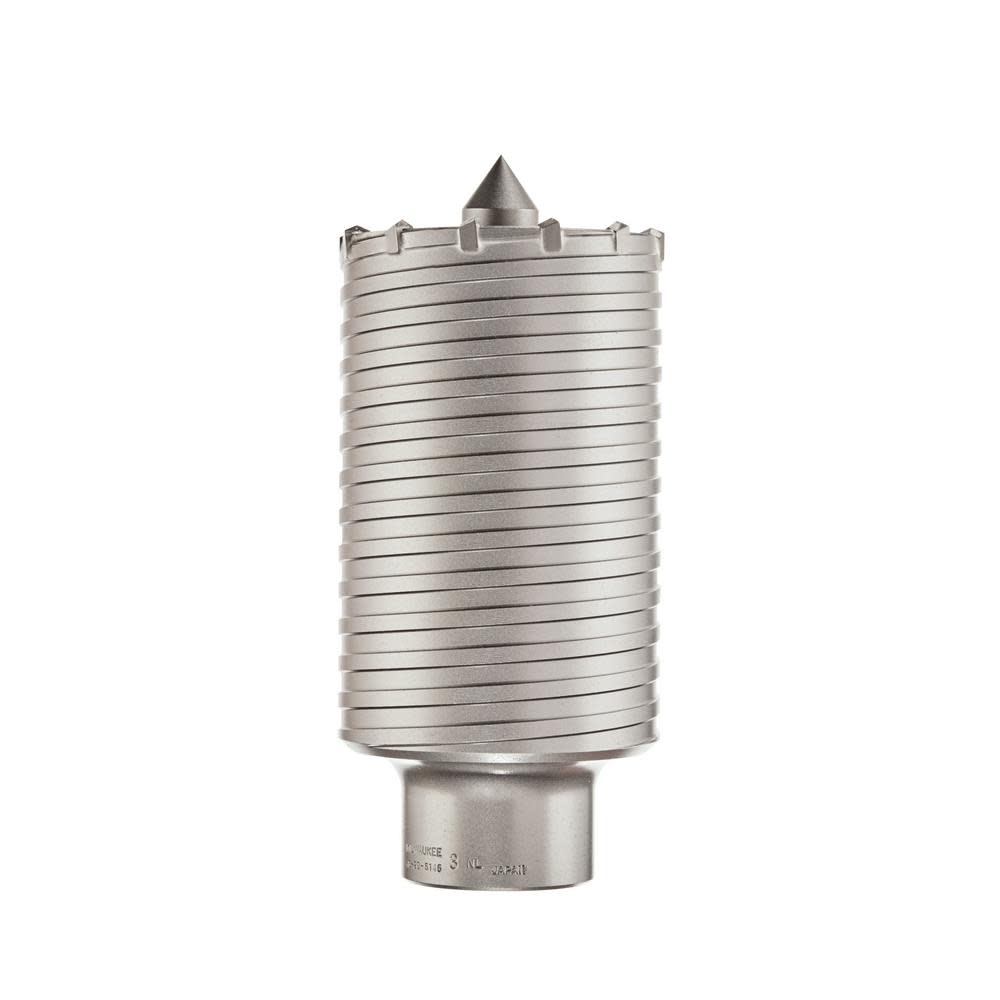 Milwaukee SDS-Max and Spline Thick Wall Carbide Tipped Core Bit 2 in. - Flockneti