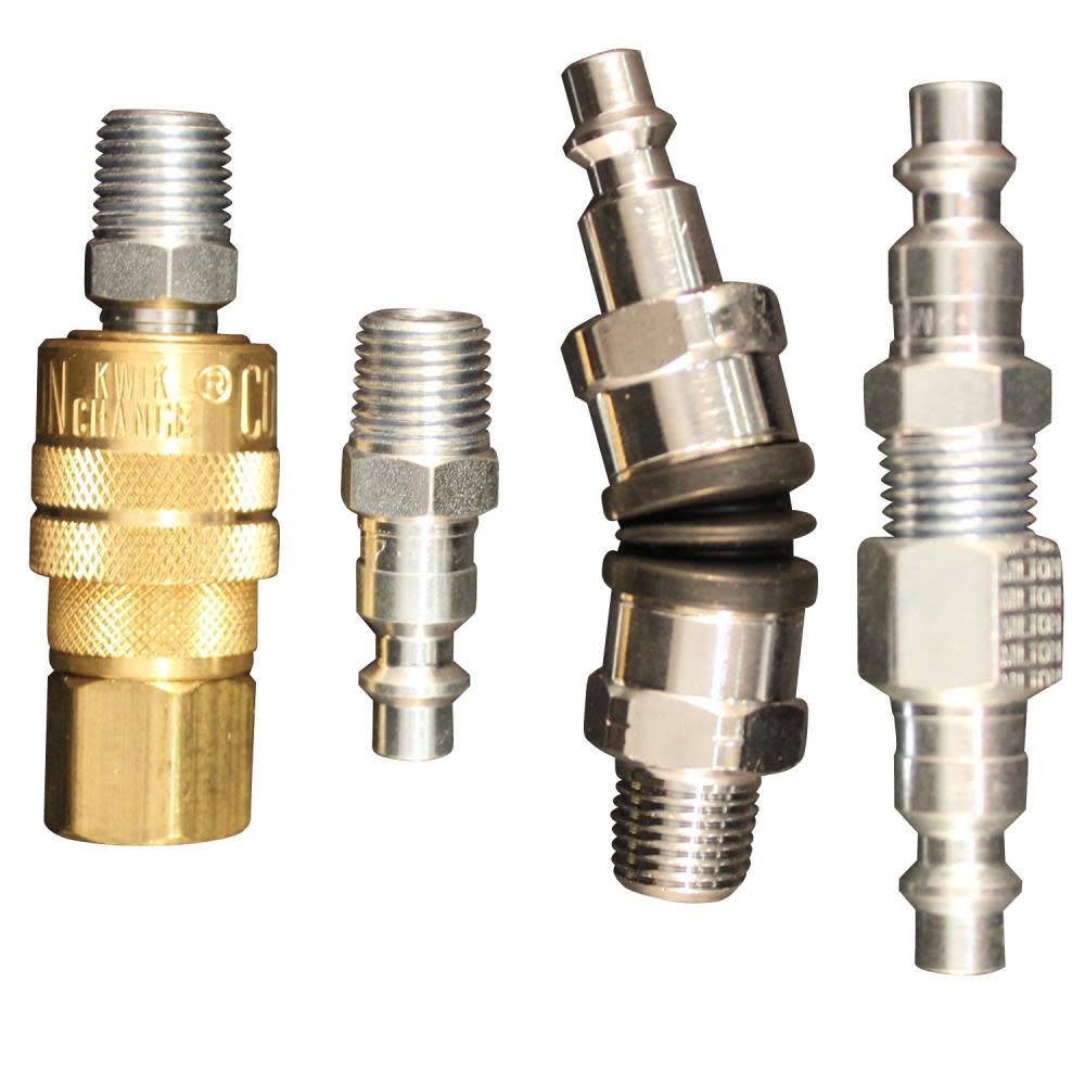 Milton S-218 1/4″ M-Style Swivel Coupler and Plug Kit – 6 Piece - Flockneti