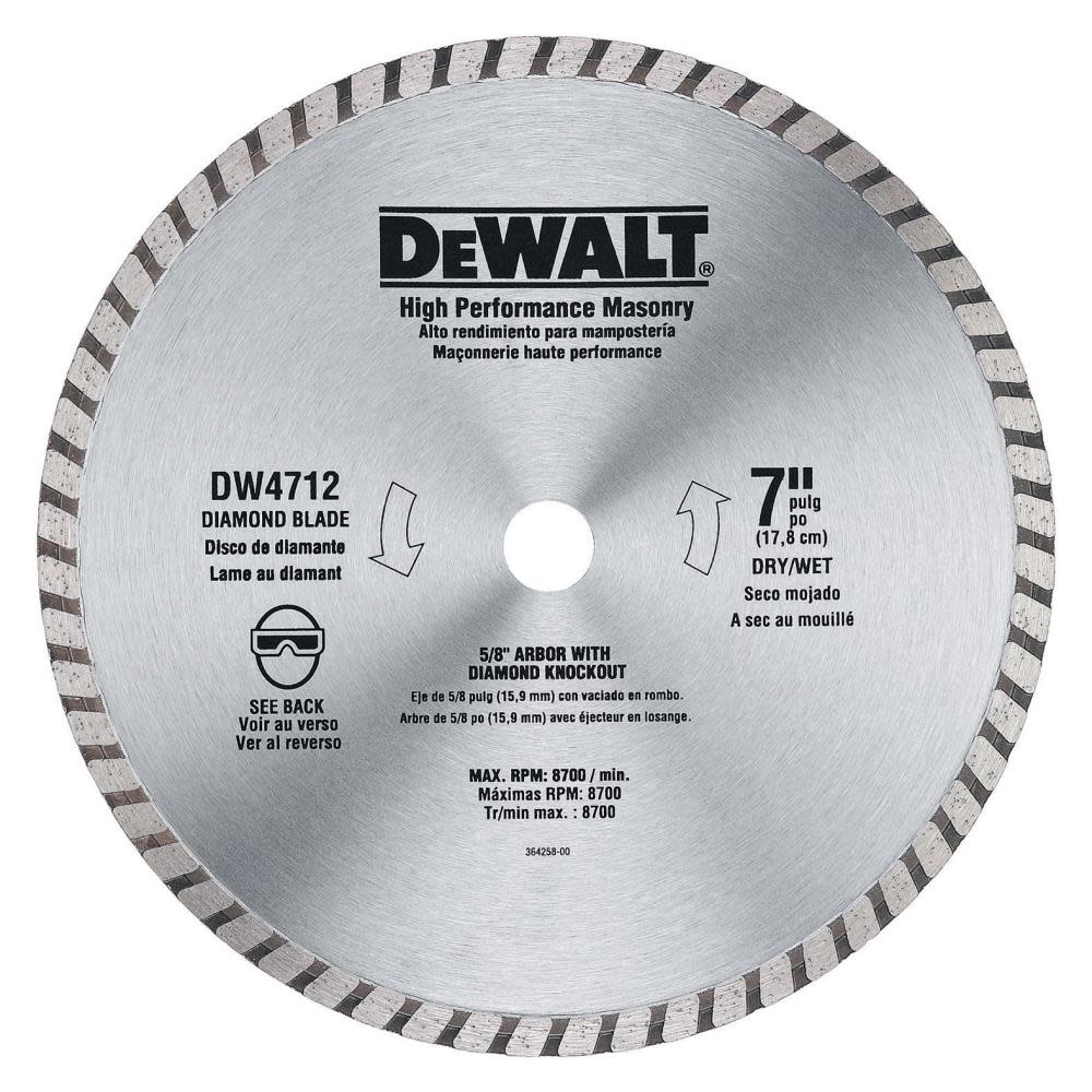 DEWALT 7-in High Performance Diamond Masonry Blade - Flockneti