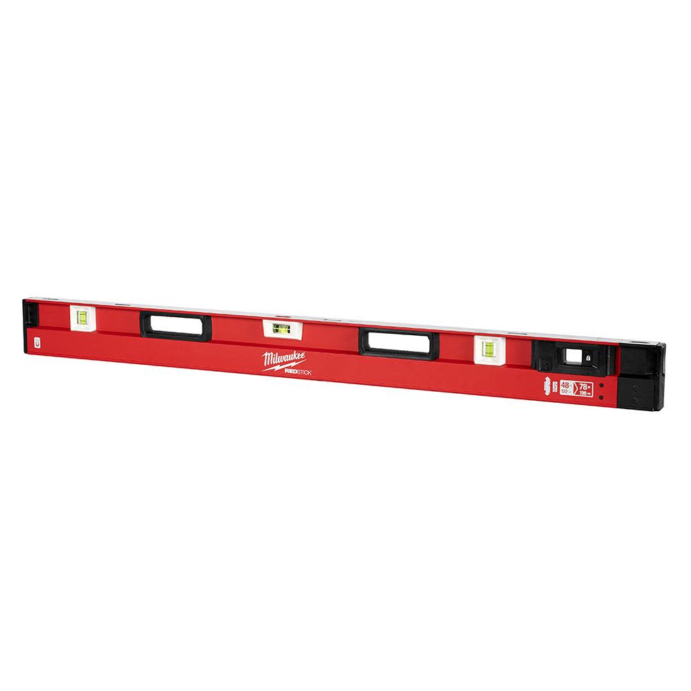 Milwaukee 48 in. to 78 in. REDSTICK Magnetic Expandable Level - Flockneti