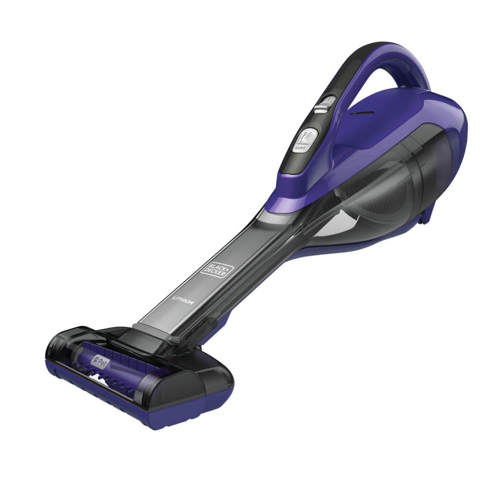 Black and Decker Lithium Hand Vac Pet Purple - Flockneti