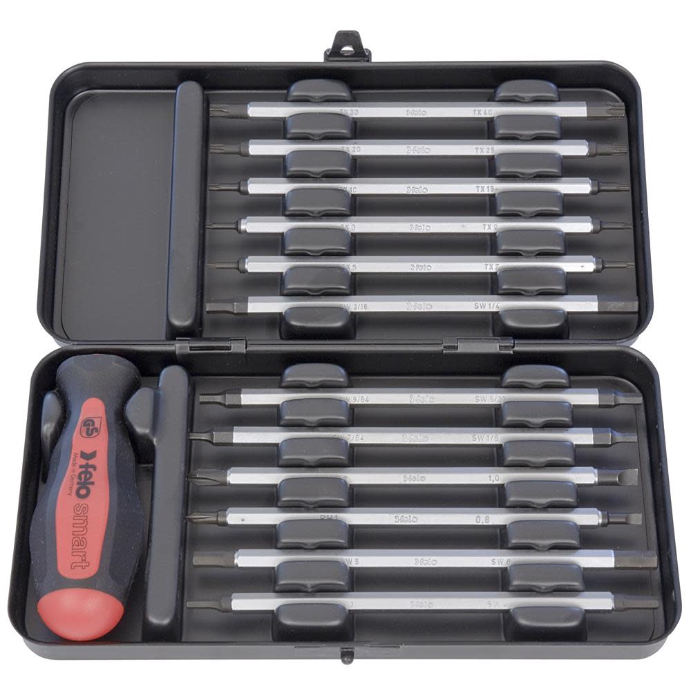 Felo Smart Blade Hex 7/64 In. to 1/8 In. Hex – 6-1/4 In. x 1/4 In. Hex - Flockneti