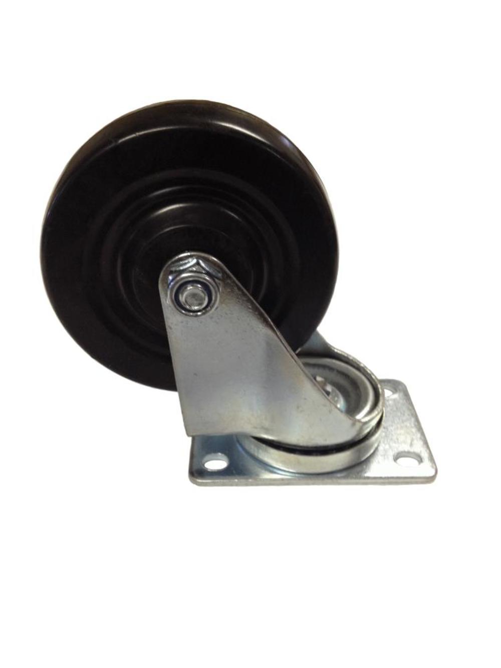 EZ Roll Casters 4In Swivel Hard Rubber Caster - Flockneti