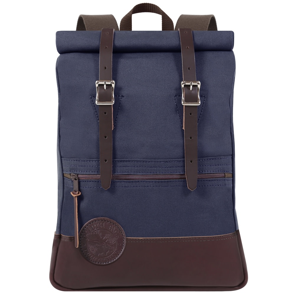 Duluth Pack Deluxe Roll-Top Scout Backpack – Navy - Flockneti