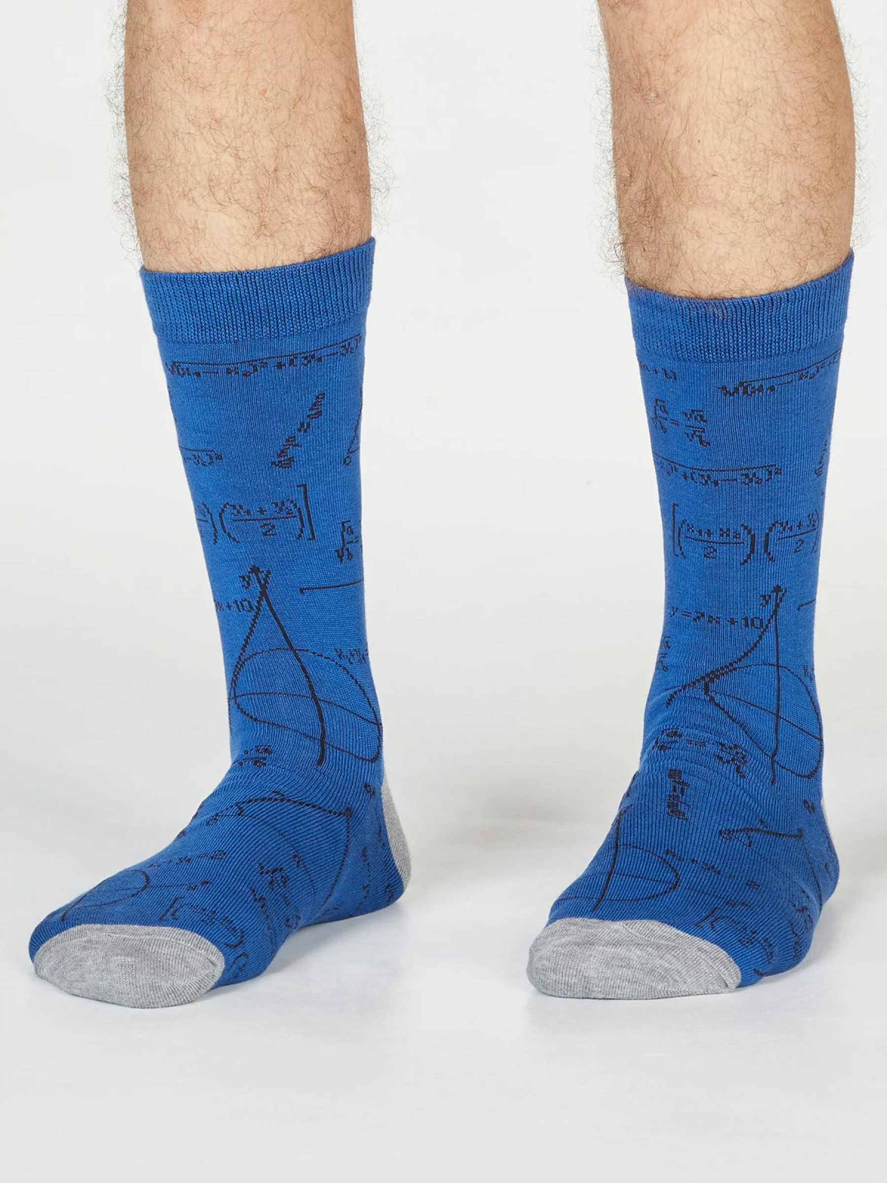 Theron Algebra Socks - Cobalt Blue - Flockneti