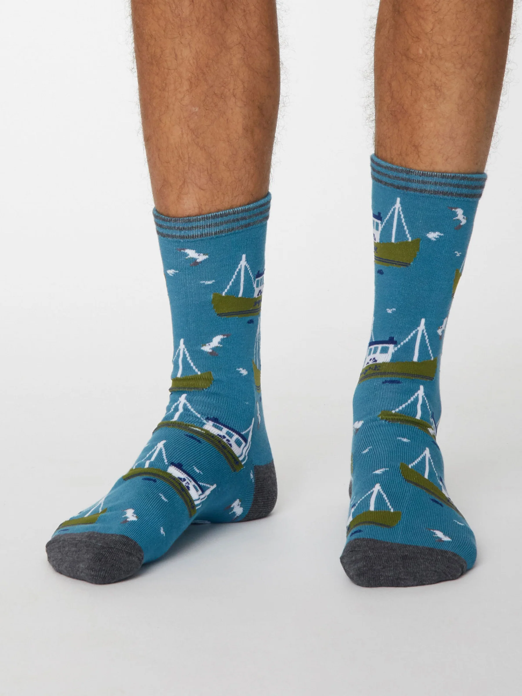 Pesca Socks - Dusty Blue - Flockneti