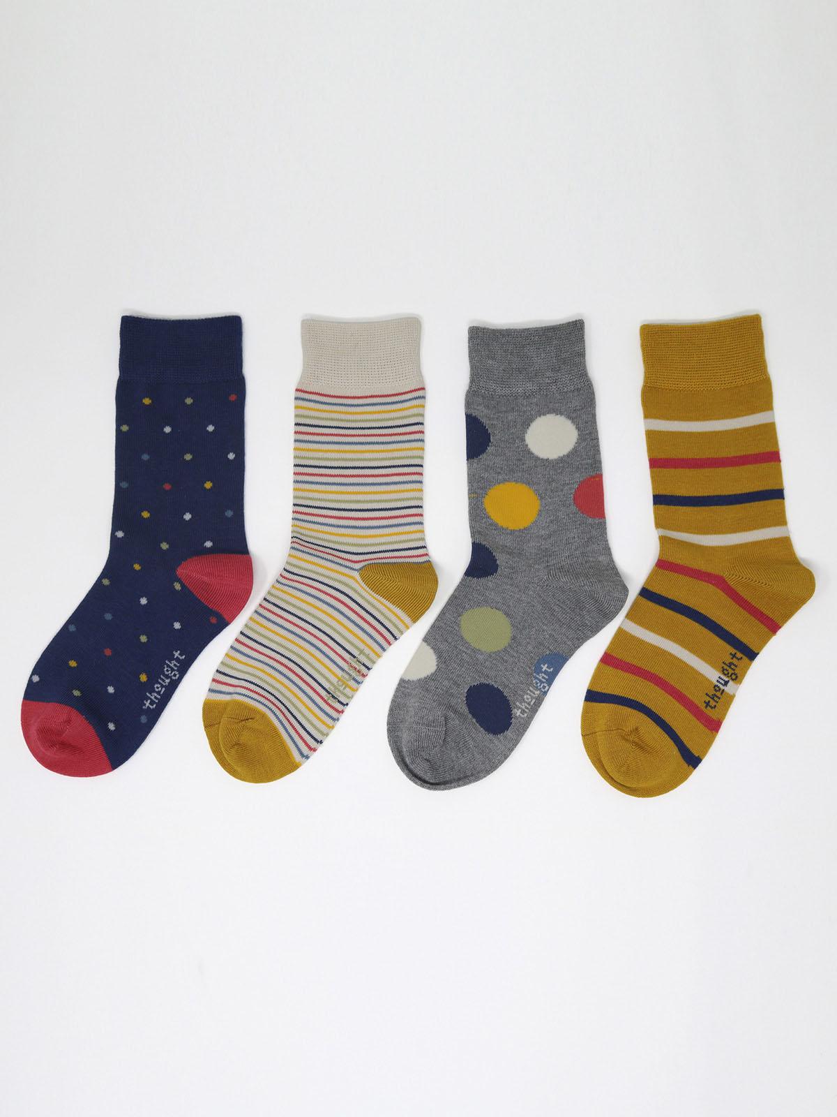 Shay Kids 4 Socks Gift Box - Multi - Flockneti
