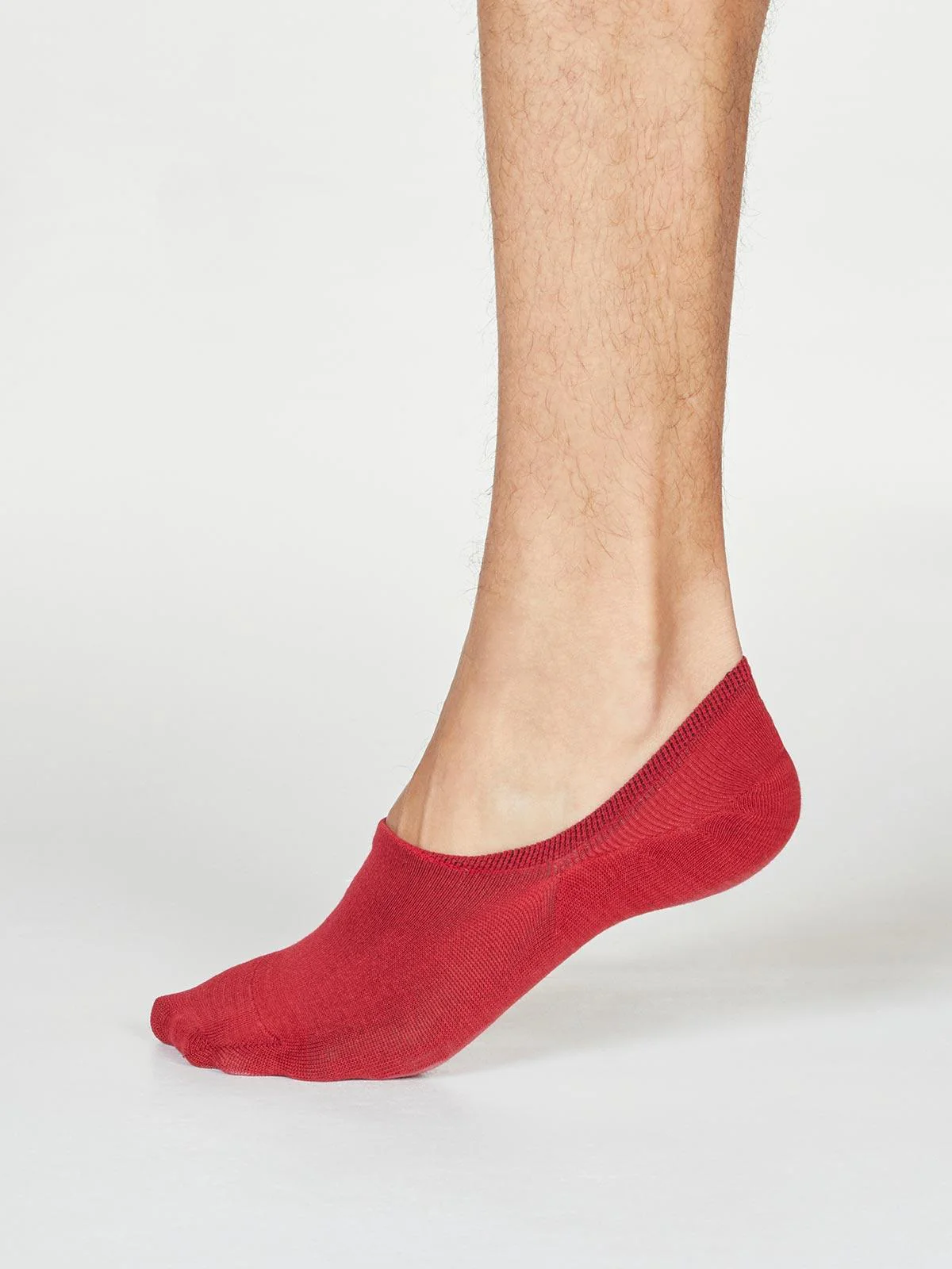 NO SHOW SOCKS - PILLARBOX RED - Flockneti
