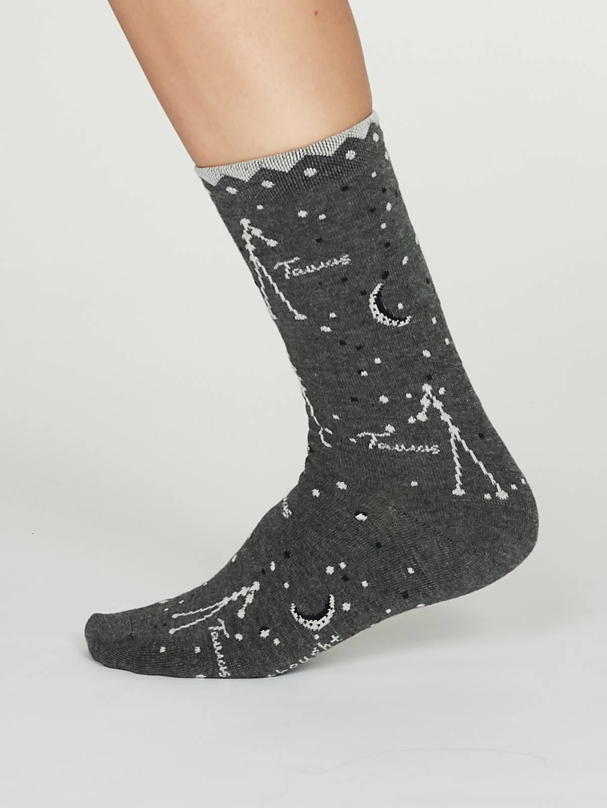 Taurus Zodiac Bamboo Organic Cotton Horoscope Star Sign Socks - Flockneti