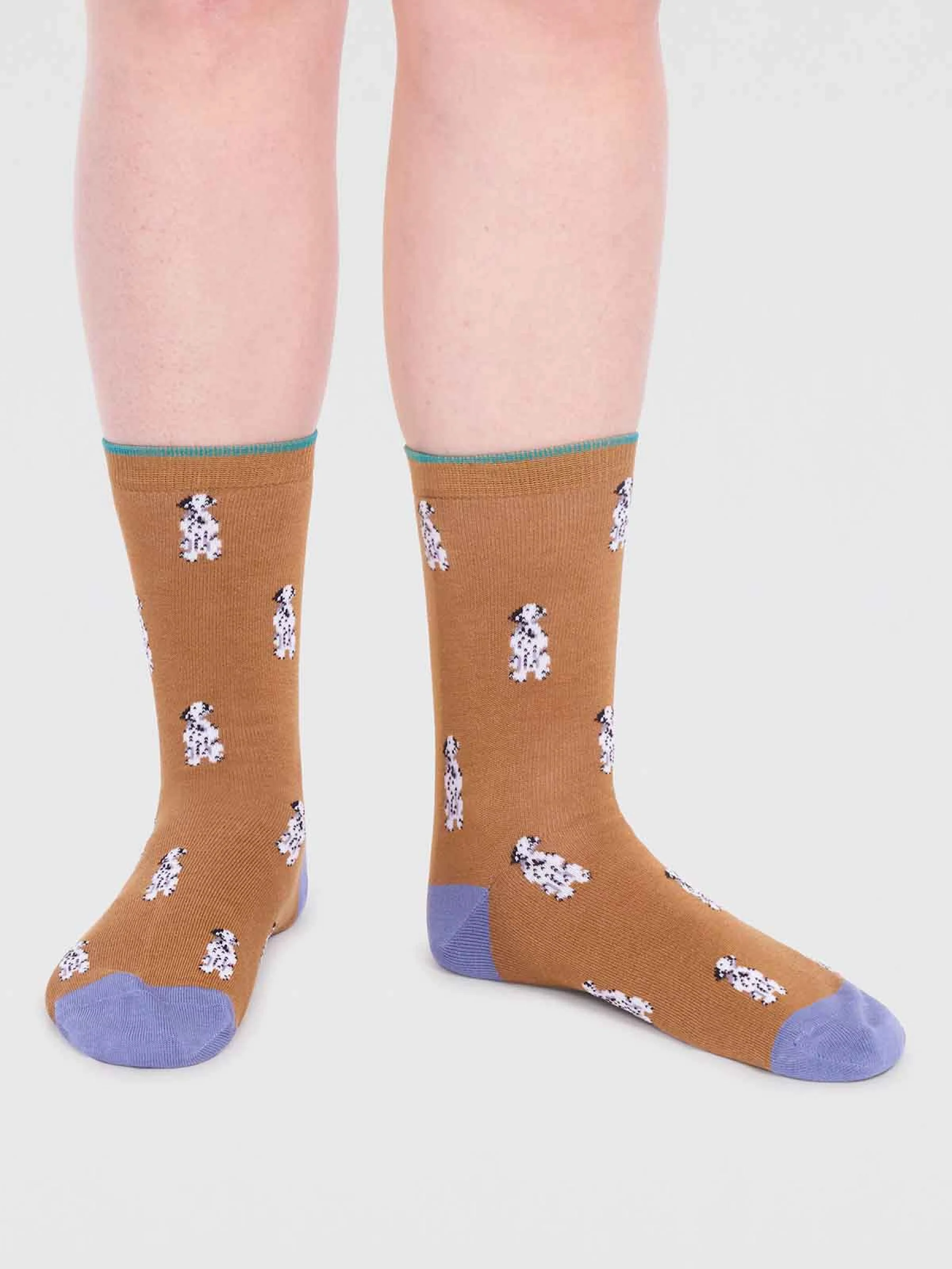 Kenna Bamboo Dog Socks - Straw Yellow - Flockneti