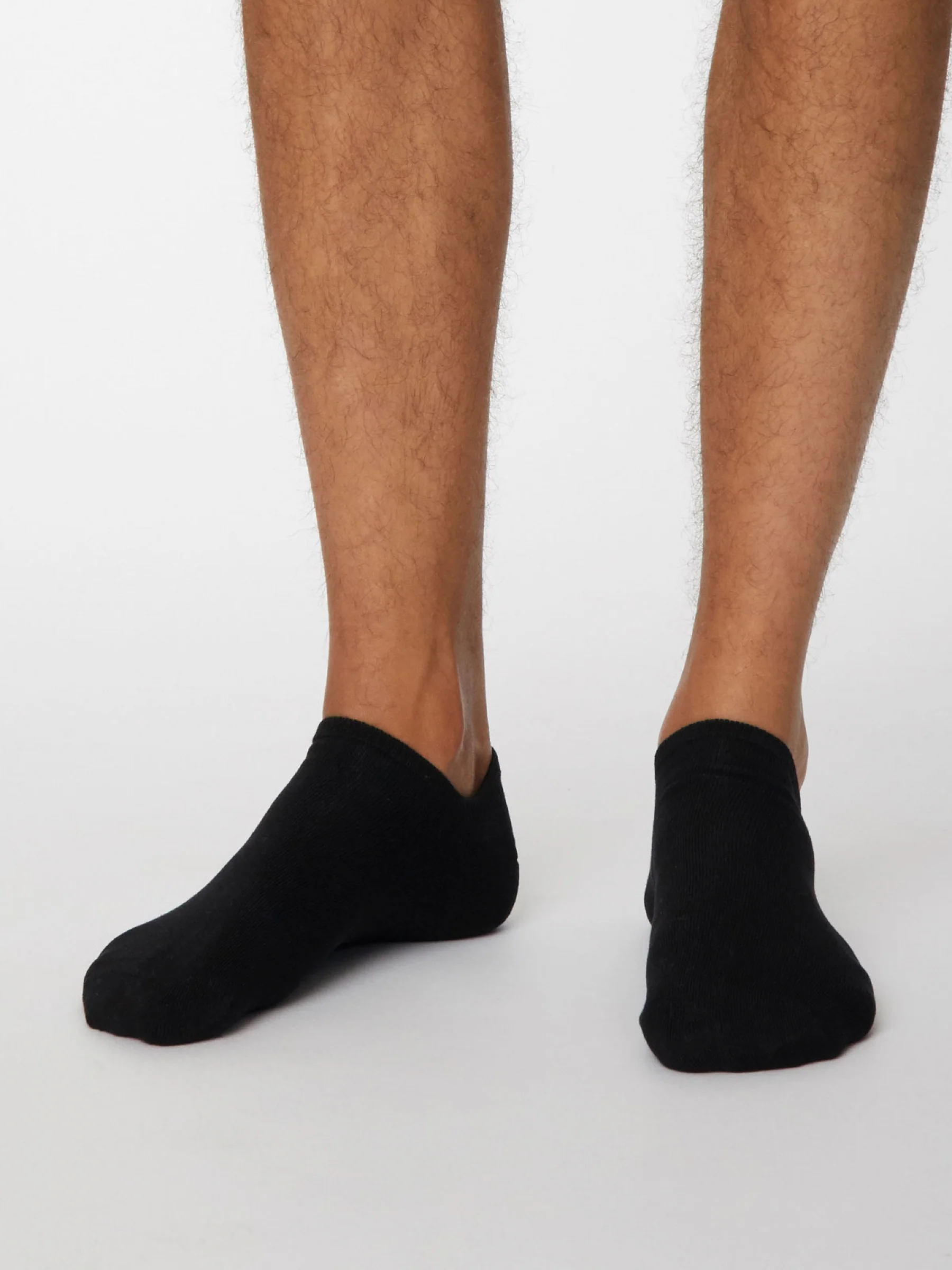 Ashley Trainer Socks - Black - Flockneti