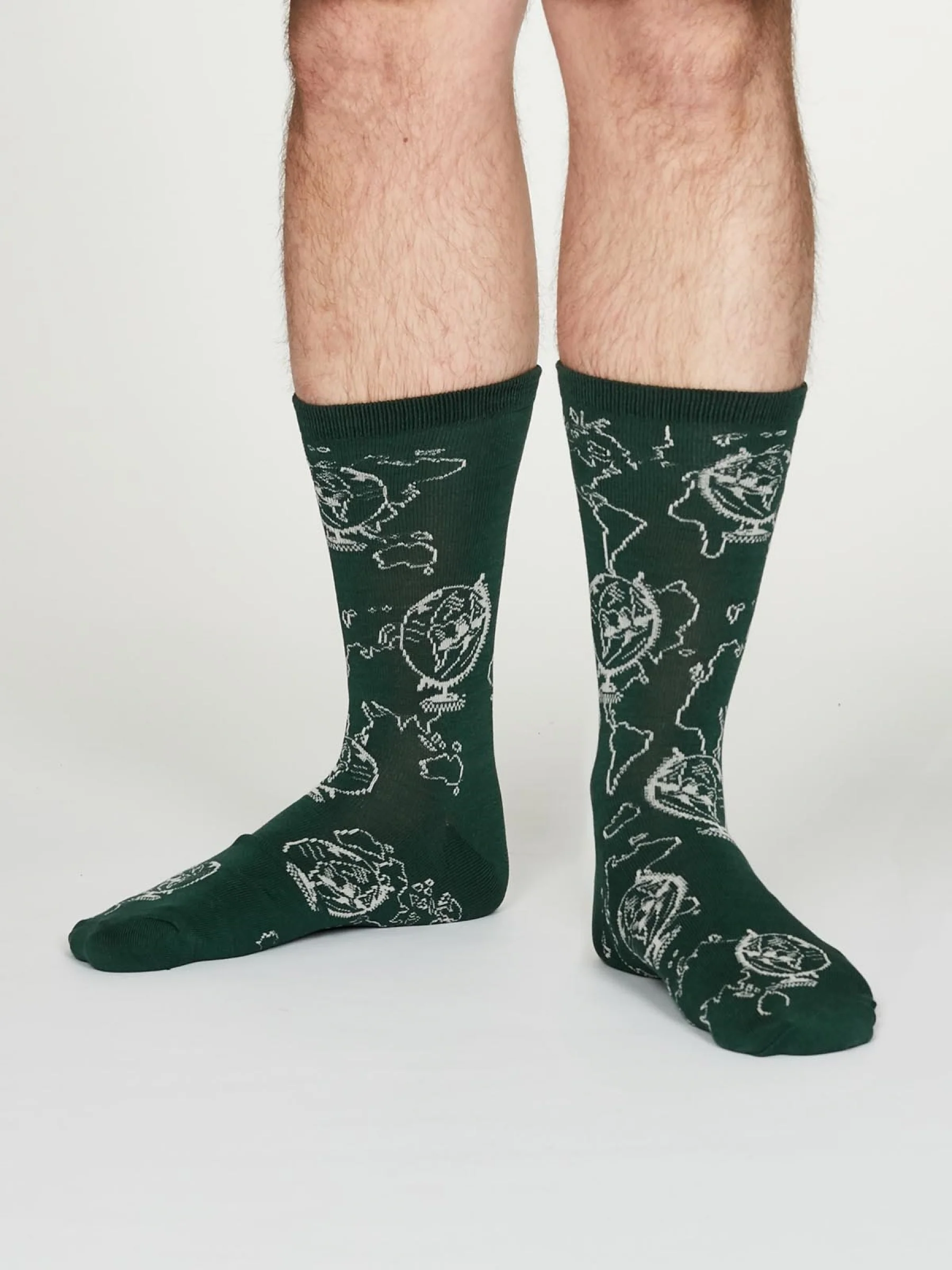 Thaddens Socks - Forest Green - Flockneti