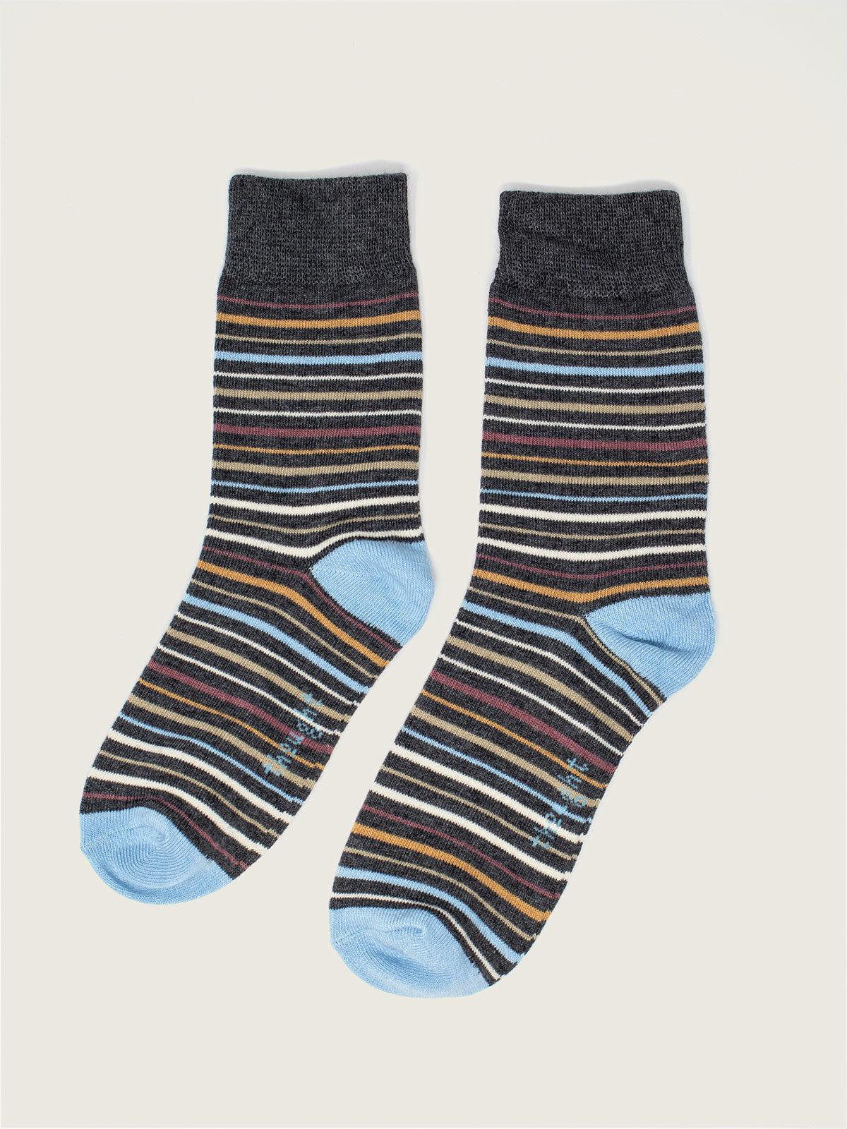 Kids Multicoloured Rainbow Box of 4 Socks - Multi - Flockneti